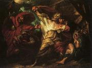 Benjamin West King Lear oil